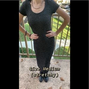 Long form fitting dress